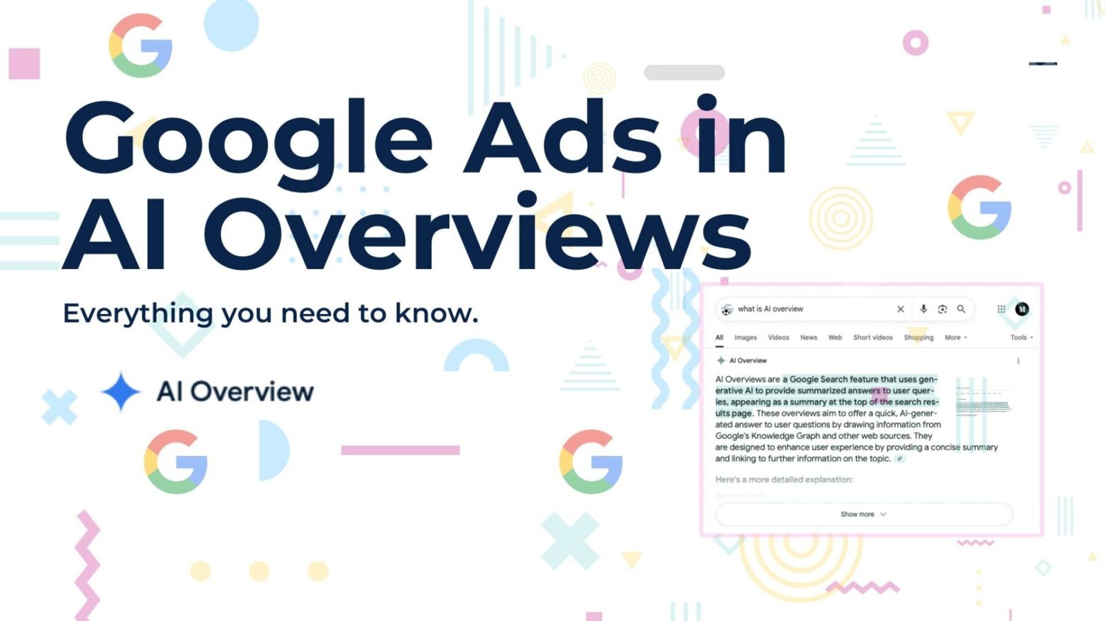 Ads in Google AI Overviews: How to Optimise for Sponsored AI Results